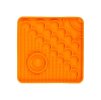 LICKIMAT Catster lízací podložka oranžová 15x15cm