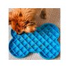 LICKIMAT SloDog lízací a zpomalovací miska kost růžová 26x35cm (500ml)