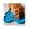 LICKIMAT SloDog lízací a zpomalovací miska kost zelená 26x35cm (500ml)