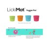 LICKIMAT Yoggie Pot lízací kelímek zelený 10x9cm