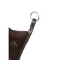 Martingalová vidlice ACAVALLO kožená tmavě hnědá