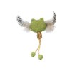 Hračka pro kočky HIPHOP catnip - Catnipová kočička s peříčky 15cm