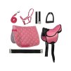 HKM Dětský kompletní set pro shetlandské poníky Lucy pink
