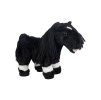 Plyšový koník HKM Cuddle Pony black