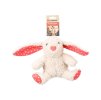 Hračka FLAMINGO plyš - Lief králík se srdíčky 36x16x22cm