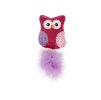 Hračka pro kočky FLAMINGO - Prali sova fialová 5,7x2,7x11cm