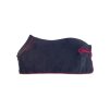 Silná odpocovací fleecová deka ACAVALLO 800g navy/burgundy 135cm