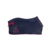 Silná odpocovací fleecová deka ACAVALLO 800g navy/burgundy 145cm
