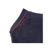 Silná odpocovací fleecová deka ACAVALLO 800g navy/burgundy 155cm