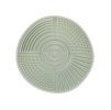 Lízací podložka/miska FLAMINGO Laslo kulatá silikonová světle zelená 16,5x6x5,5cm