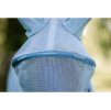 Maska proti hmyzu HORSEWARE Rambo Plus s nosem heather blue/blue & silver SHETTY