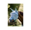 Maska proti hmyzu HORSEWARE Rambo Plus s nosem heather blue/blue & silver SHETTY