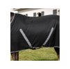 Lehká stájová deka HORSEWARE Rambo 0g black/thunderstorm grey/silver 140cm