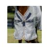 Deka proti hmyzu HORSEWARE Rambo Protector silver/navy/white & beige 115cm