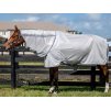 Deka proti hmyzu HORSEWARE Amigo Bug Plus s krkem silver/titanium grey & silver 140cm