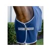 Odpocovací deka HORSEWARE Amigo Jersey navy/titanium grey & silver 160cm