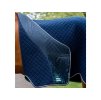 Odpocovací deka HORSEWARE Thermal Cooler navy/navy & silver 145cm