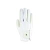 Jezdecké rukavice ROECKL Grip Lite white (8,5)
