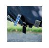 Výběhová deka HORSEWARE Rambo 1680D 50g black/thunderstorm grey & silver 145cm