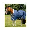 Výběhová deka HORSEWARE  Amigo 1200D 100g navy/titanium grey & silver 165cm