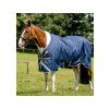 Výběhová deka HORSEWARE Amigo 1200D 100g navy/titanium grey & silver 155cm