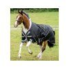 Výběhová deka HORSEWARE Amigo 1200D 100g black/titanium grey & silver 155cm