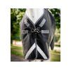 Výběhová deka HORSEWARE Rambo 1680D 100g black/thunderstorm grey & silver 165cm