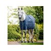 Stájová deka HORSEWARE Ionic Therapy 50g imperial blue/silver & navy 125cm