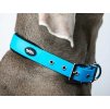 Obojek NOBBY Cover PVC světle modrý (M/L) 45-55cm