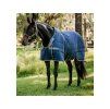 Stájová deka HORSEWARE Rambo Optimo 400g navy/thunderstorm grey & silver 160cm