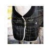 Stájová deka HORSEWARE Rhino 100g black/grey/white check & grey 155cm