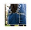 Stájová deka HORSEWARE Rambo Optimo 400g navy/thunderstorm grey & silver 140cm