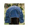 Stájová deka HORSEWARE Rambo Optimo 400g navy/thunderstorm grey & silver 130cm