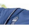 Stájová deka HORSEWARE Rambo Optimo Plus s krkem 200g navy/thunderstorm grey & silver 155cm