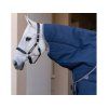 Stájová deka HORSEWARE Rambo Optimo Plus s krkem 200g navy/thunderstorm grey & silver 155cm