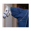 Stájový krční díl HORSEWARE Rambo Optimo 200g navy/thunderstorm grey & silver (L)