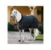 Stájová deka HORSEWARE Rhino Vari Layer 350g black/grey/white check & grey 115cm