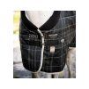 Stájová deka HORSEWARE Rhino Vari Layer 250g black/grey/white check & grey 165cm
