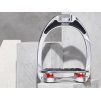 Třmeny FLEX-ON Aluminium Inclined Ultra Grip silver/silver/grey