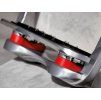 Třmeny FLEX-ON Aluminium Inclined Ultra Grip silver/silver/grey