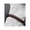 Uzdečka HORSEWARE Cavesson s anglickým nánosníkem brown FULL