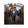 Stájová deka HORSEWARE Easy-Layer 100g black/black & silver 155cm