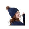 Zimní pletená čepice HORSEWARE Aura core navy