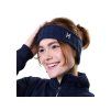 Zimní pletená čelenka HORSEWARE Aura core navy