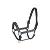 Kožená ohlávka WALDHAUSEN Crystal black/grey COB