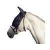 Jezdecká maska proti hmyzu CAVALLO black (M)