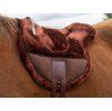 Jezdecký pad F.R.A. Bisco brown PONY