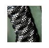 Vodítko HORSEWARE black/black & silver