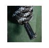 Vodítko HORSEWARE black/black & silver