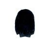 Čistící beránková rukavice KM ELITE Teddy Soft black